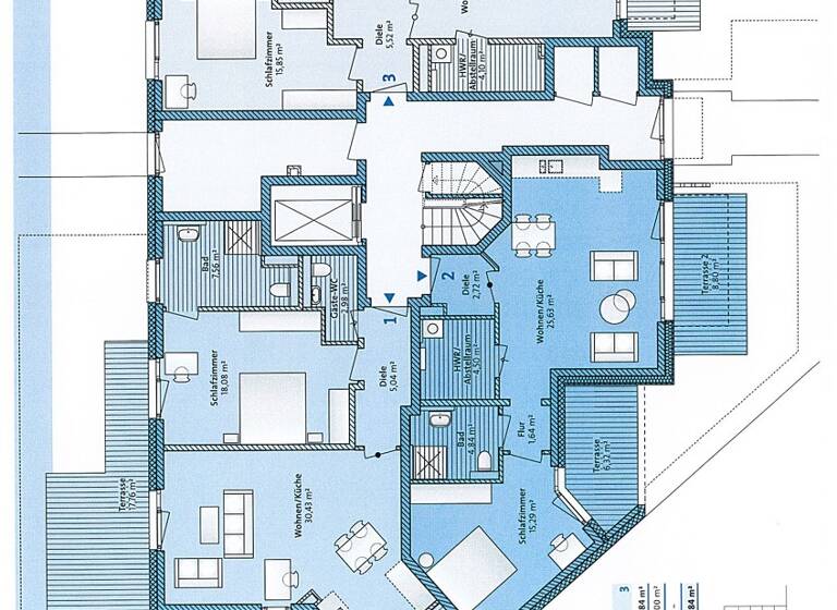 Wohnung zum Kauf - Erstbezug provisionsfrei 343.900 € 2 Zimmer 77,2 m² Walle Bremen 28219