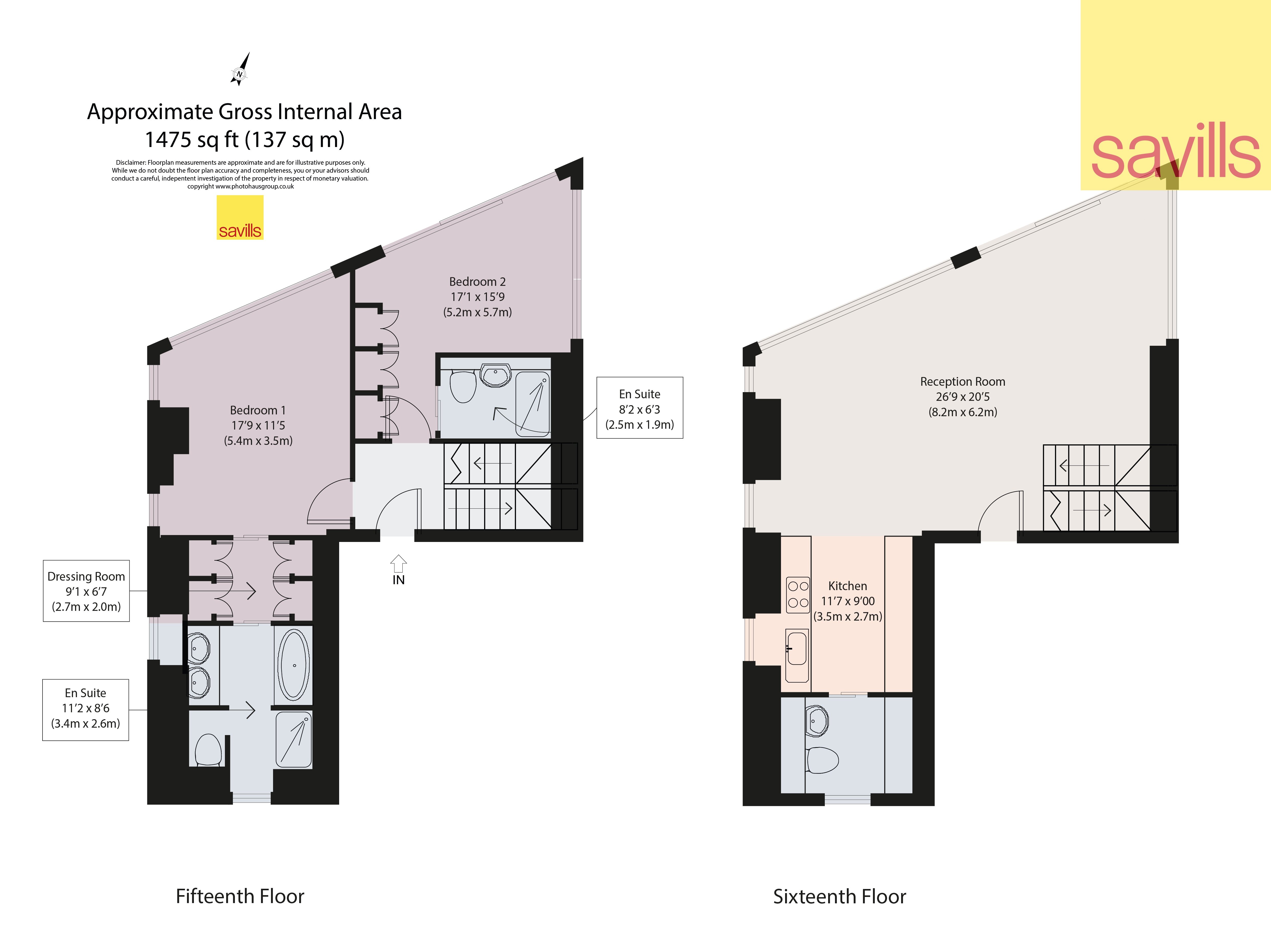 Wohnung zum Kauf provisionsfrei 4.746.000 € 3 Zimmer 137 m²<br/>Wohnfläche London SE1 2SE