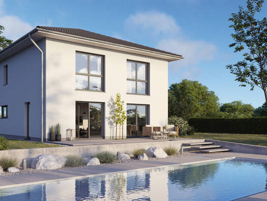 Villa zum Kauf - Erstbezug 516.350 € 5 Zimmer 129 m² 775 m² Grundstück Straße des Friedens 15 A Hohenweiden Schkopau-Hohenweiden 06258