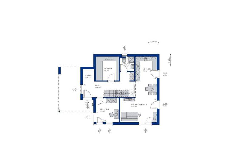 Einfamilienhaus zum Kauf 1.244.650 € 5 Zimmer 140 m² 1.000 m² Grundstück Alsterdorf Hamburg 22419