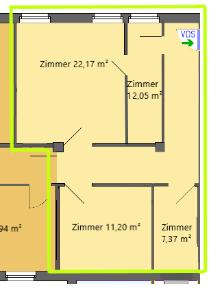 Bürofläche zur Miete provisionsfrei 6,50 € 4 Zimmer 53 m²<br/>Bürofläche Schafhof Nürnberg 90411