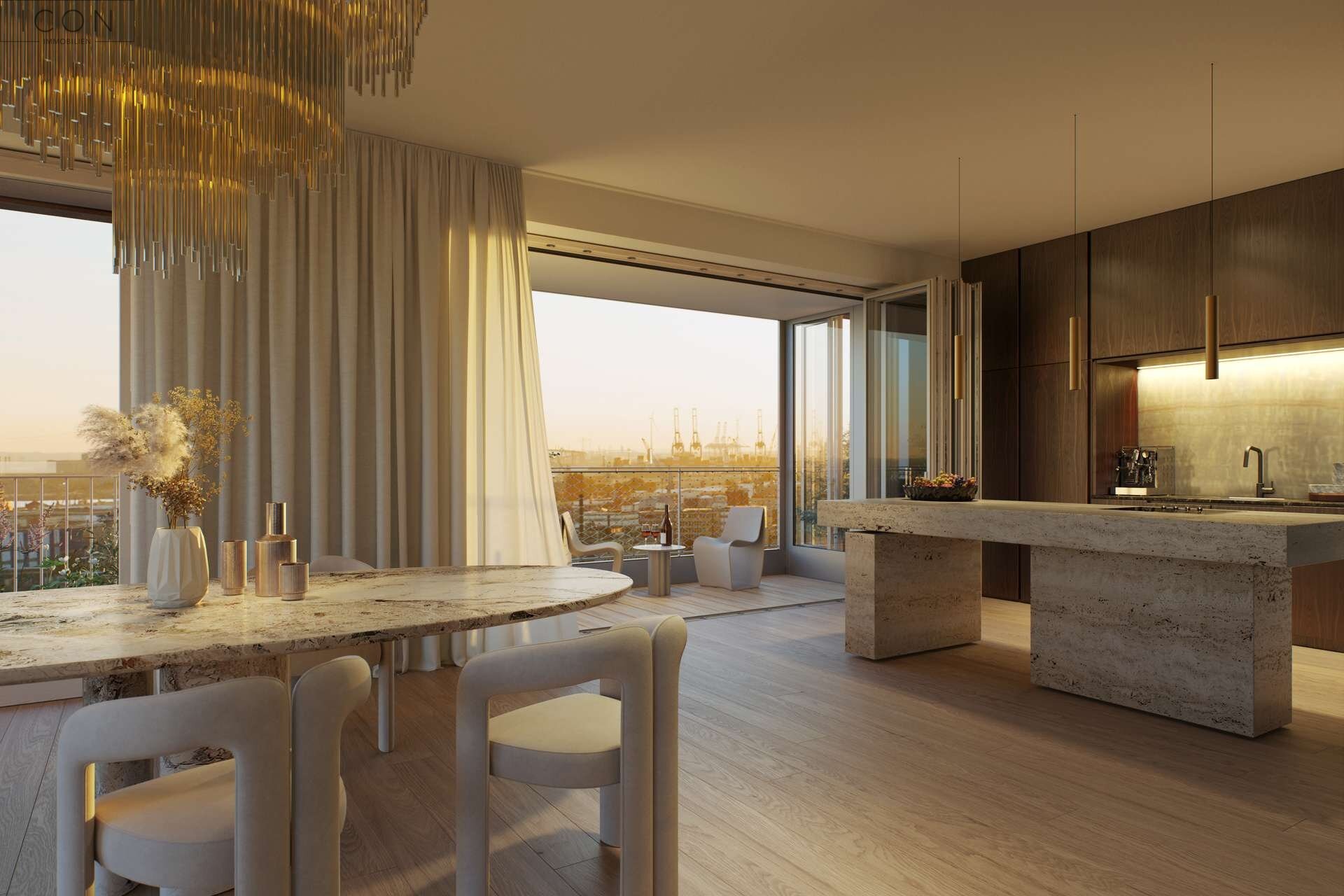 Penthouse zum Kauf provisionsfrei 4 Zimmer 264,5 m²<br/>Wohnfläche 12.<br/>Geschoss HafenCity Hamburg 20457