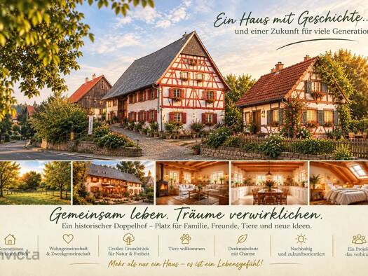 Bauernhaus zum Kauf 4 Zimmer 120 m² 4.200 m² Grundstück Öfingen Bad Dürrheim 78073