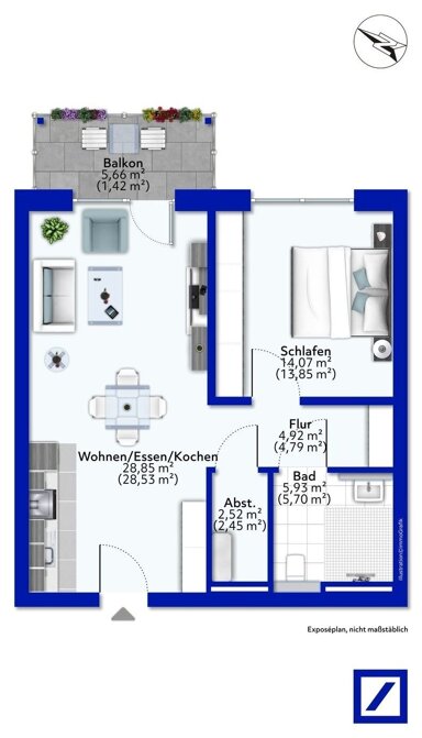 Wohnung zum Kauf provisionsfrei nur mit Wohnberechtigungsschein 252.449 € 2 Zimmer 56,7 m² 1. Geschoss Welschbillig Welschbillig 54298