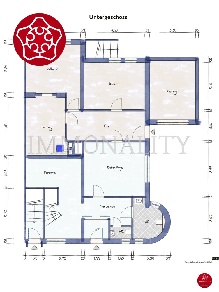 Mehrfamilienhaus zum Kauf 555.000 € 10 Zimmer 295 m²<br/>Wohnfläche 595 m²<br/>Grundstück Karthäuser Straße 25 West Hildesheim 31139