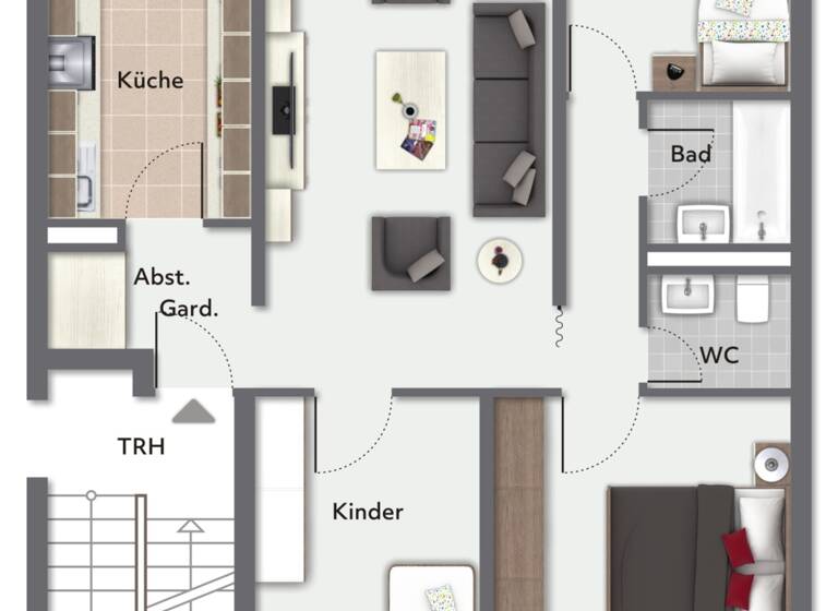 Wohnung zum Kauf 230.000 € 4,5 Zimmer 106 m²<br/>Wohnfläche 7.<br/>Geschoss Balingen Balingen 72336