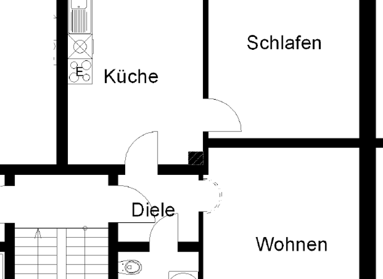 Wohnung zur Miete 402 € 2,5 Zimmer 60 m² 2. Geschoss frei ab 01.03.2026 Stöckstraße 98 Wanne Herne 44649