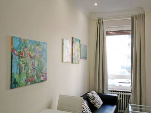 Studio zur Miete Wohnen auf Zeit 1.000 € 2 Zimmer 25 m² frei ab sofort Wasserweg 27 EG Sachsenhausen Frankfurt am Main 60594