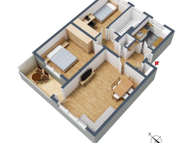 Wohnung zum Kauf als Kapitalanlage geeignet 210.000 € 3 Zimmer 74,7 m² Logauweg 2 Fasanenhof Stuttgart 70565
