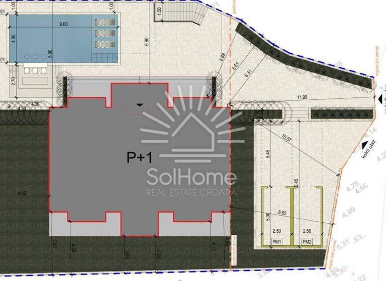 Land-/Forstwirtschaft zum Kauf 462.800 € Pasman Centar, Kraj