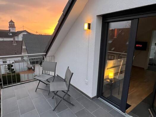 Wohnung zur Miete Wohnen auf Zeit 1.750 € 1 Zimmer 23 m² frei ab sofort Neureuter Hauptstraße 0 Neureut Karlsruhe- Neureut 76149