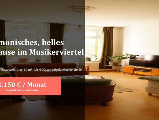 Wohnung zur Miete 800 € 2 Zimmer 60 m² Geschoss 2/4 frei ab 01.09.2026 Floßplatz 30 Zentrum-Süd Mitte 04107