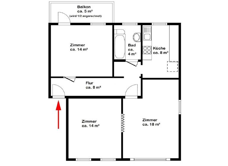 Wohnung zum Kauf 179.500 € 3 Zimmer 68 m²<br/>Wohnfläche Riensberg Bremen 28213