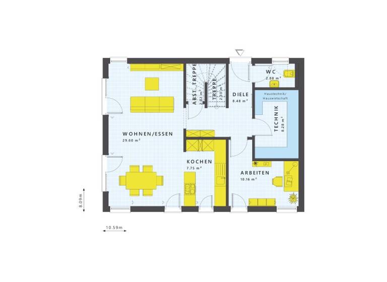 Einfamilienhaus zum Kauf provisionsfrei 617.330 € 5 Zimmer 142 m² 805 m² Grundstück Eschelbach Neuenstein 74632