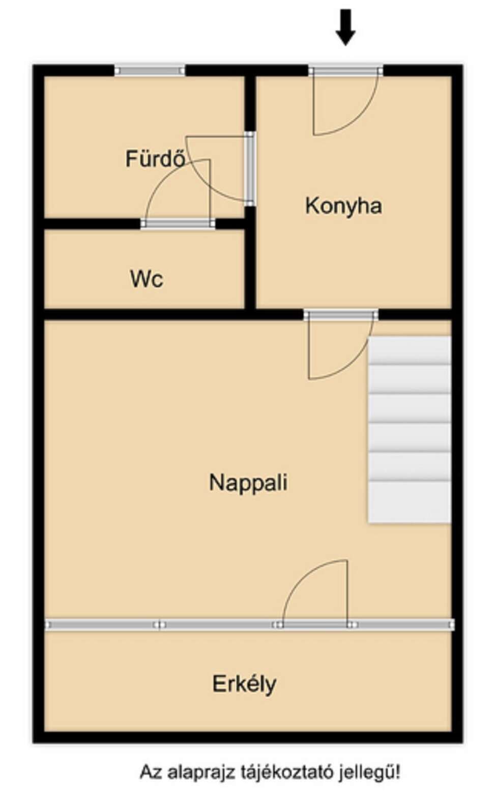 Studio zum Kauf 46.250 € 3 Zimmer 54 m²<br/>Wohnfläche 1.<br/>Geschoss ab sofort<br/>Verfügbarkeit Dombóvár