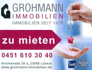 Wohnung zur Miete 50 € Arnimstraße 69 Burgtor / Stadtpark Lübeck-St. Gertrud 23566