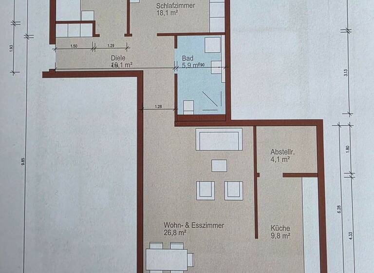 Wohnung zur Miete 3 Zimmer 92,5 m² frei ab sofort Dassel 37586