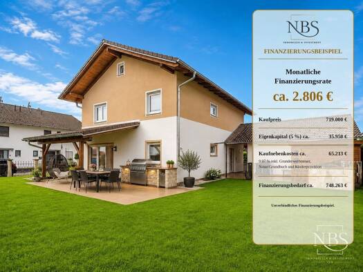 Einfamilienhaus zum Kauf 719.000 € 4,5 Zimmer 160 m² 557 m² Grundstück Tittmoning Tittmoning 84529
