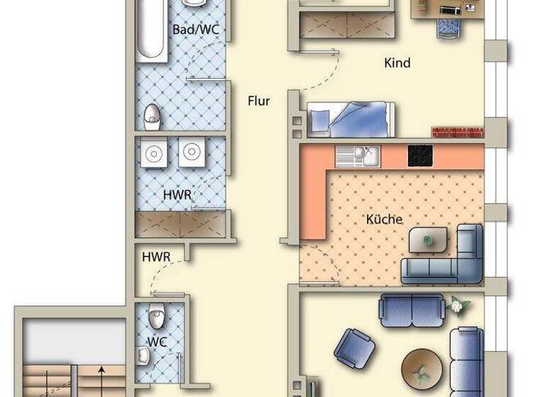 Wohnung zur Miete 885 € 4 Zimmer 118 m² Diepholz 49356