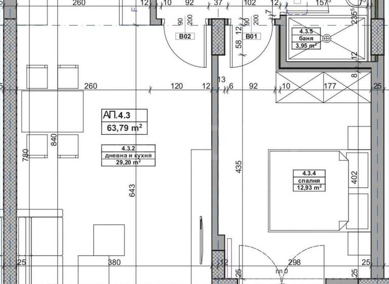 Studio zum Kauf 159.700 € 2 Zimmer 72,4 m² Sofia
