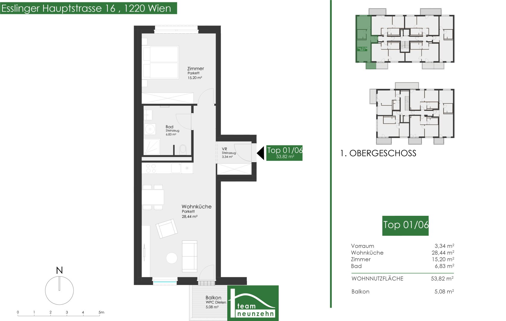 Wohnung zur Miete 729 € 2 Zimmer 53,8 m²<br/>Wohnfläche 1.<br/>Geschoss 01.01.2025<br/>Verfügbarkeit Eßlinger Hauptstraße 16 Wien 1220