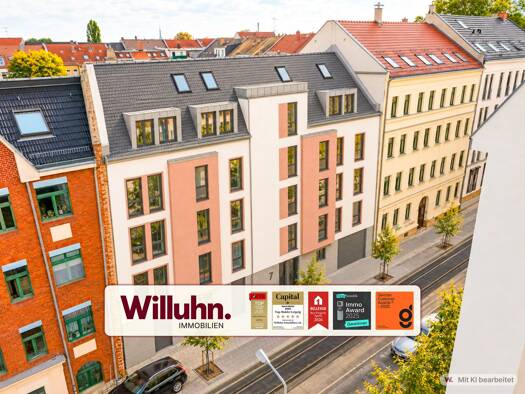 Wohnung zum Kauf - Erstbezug provisionsfrei 579.900 € 4 Zimmer 103,6 m² 3. Geschoss frei ab 01.07.2027 Stötteritz Leipzig 04299