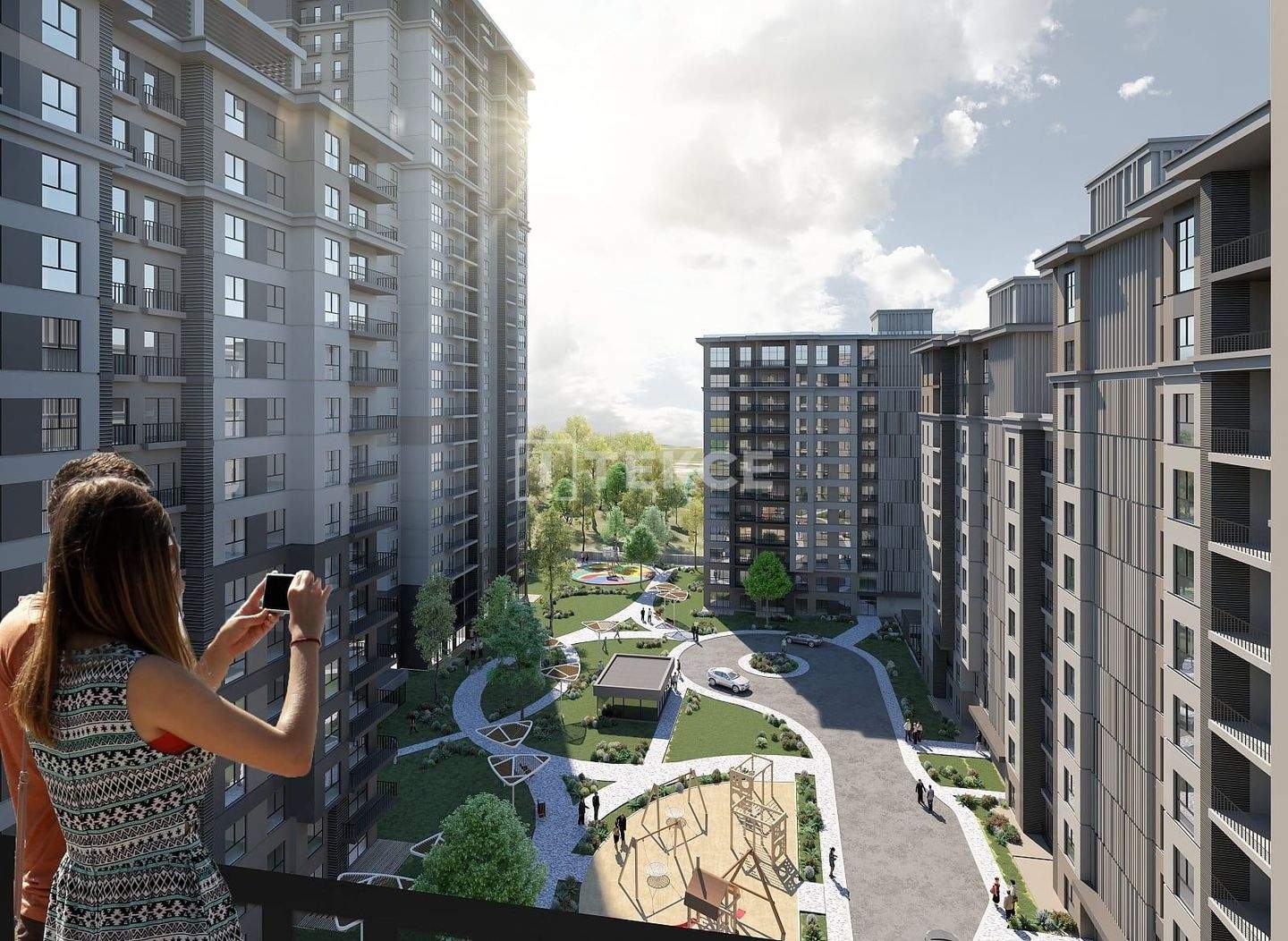 Immobilie in Söhrewald - Wohnungen in einer Anlage mit Pool, 800 m zur Hauptstraße in Avcilar - Bild 1