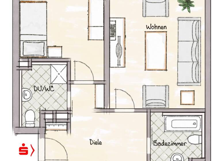 Wohnung zum Kauf 489.000 € 3 Zimmer 104 m²<br/>Wohnfläche Eltersdorf Erlangen 91058