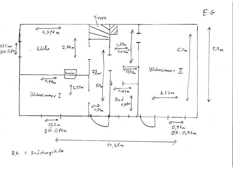 Reihenmittelhaus zum Kauf provisionsfrei 229.000 € 7 Zimmer 92 m² 133 m² Grundstück Hauptstraße 45 Oberheimbach 55413