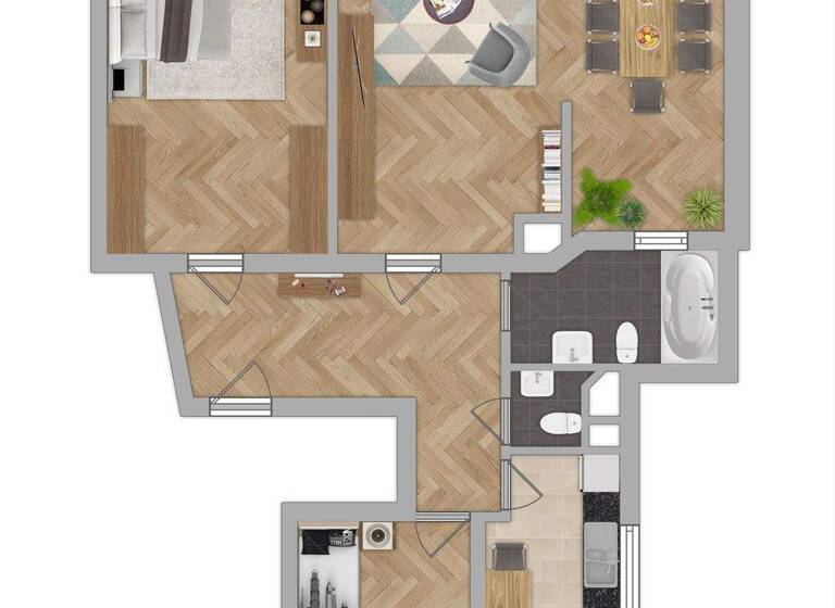 Wohnung zum Kauf 299.000 € 3 Zimmer 96,8 m² 2. Geschoss Jägerstraße 1a Gohlis-Mitte Leipzig 04157