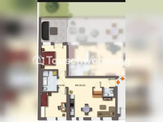 Wohnung zur Miete Tauschwohnung 1.200 € 3 Zimmer 76 m² EG Babelsberg Nord Potsdam 14482