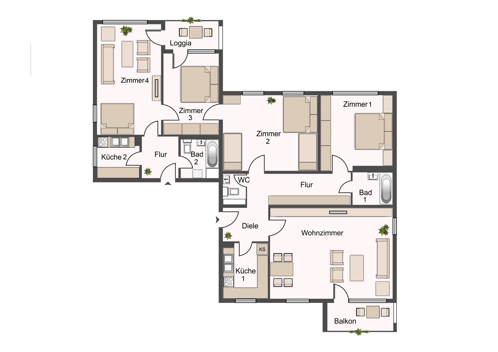 Wohnung zum Kauf 380.000 € 5 Zimmer 150 m²<br/>Wohnfläche Waiblingen - Kernstadt Waiblingen 71334