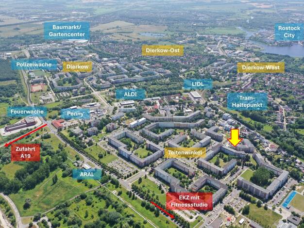 Immobilie zum Kauf als Kapitalanlage geeignet 97.090 € 51,1 m² 1.949 m² Grundstück Rostock 18147