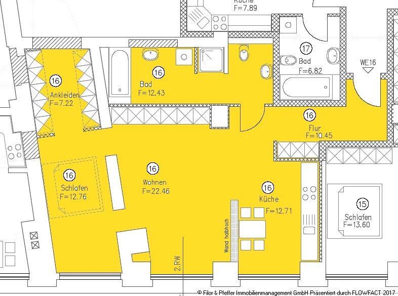 Loft zur Miete 546 € 2 Zimmer 78 m²<br/>Wohnfläche ab sofort<br/>Verfügbarkeit Nachtweide 40-42 Nicolaiplatz Magdeburg 39124