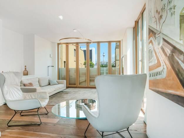 Penthouse zur Miete 5.900 € 4 Zimmer 180 m² 6. Geschoss Mitte Mitte 10117