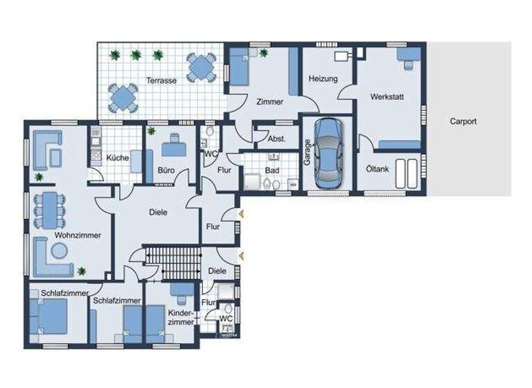 Mehrfamilienhaus zum Kauf 529.000 € 8 Zimmer 250 m² 2.152 m² Grundstück Bungerhof Delmenhorst 27753