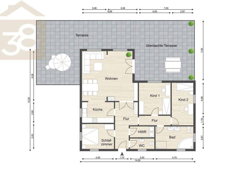 Einfamilienhaus zum Kauf 229.000 € 4 Zimmer 128 m² 740 m² Grundstück Tülau-Fahrenhorst Tülau 38474