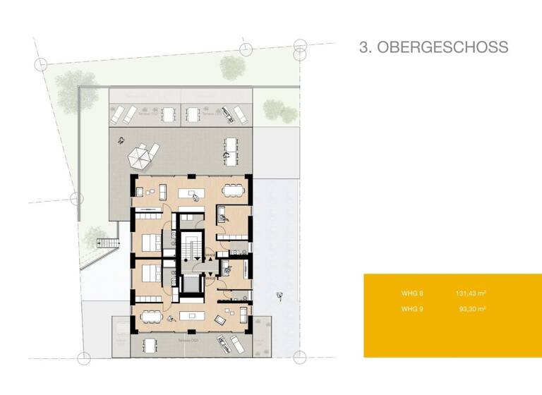 Penthouse zum Kauf - Erstbezug 390.000 € 3 Zimmer 93,3 m² 3. Geschoss Jägersburg Homburg 66424