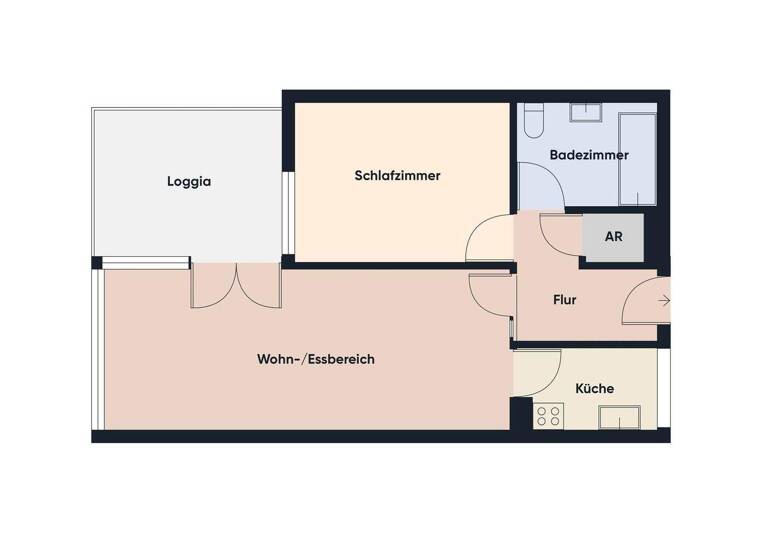 Wohnung zur Miete 1.137 € 2 Zimmer 52,5 m² 4. Geschoss Seestraße 9 Bregenz 6900