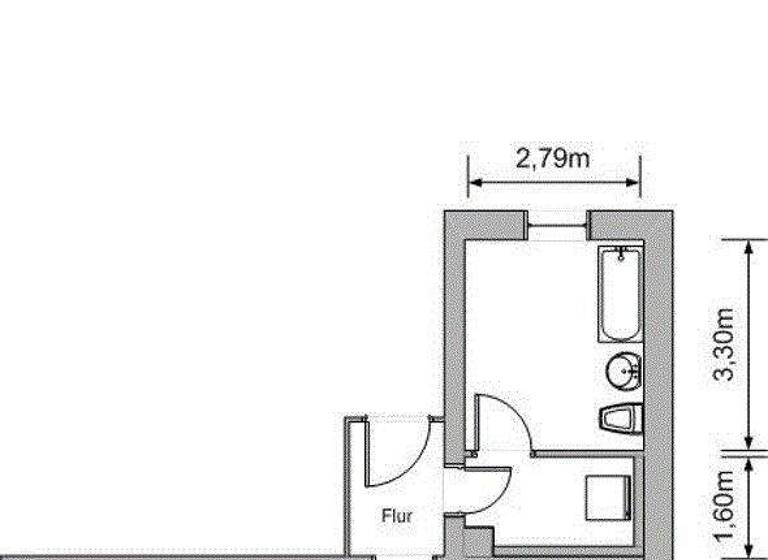 Wohnung zur Miete 380 € 2 Zimmer 76,2 m² Loesnitzer Straße 9 Lichtenstein Lichtenstein (Sachsen) 09350