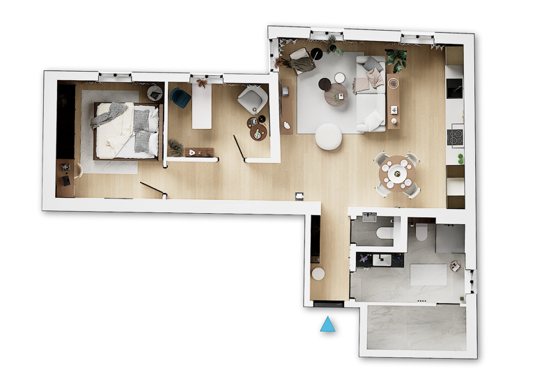 Wohnung zum Kauf provisionsfrei 460.000 € 3 Zimmer 79 m² Heppenheim Heppenheim (Bergstraße) 64646