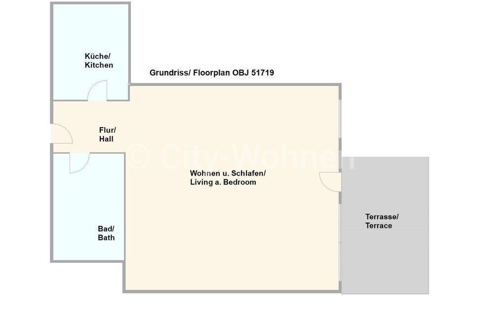 Wohnung zur Miete Wohnen auf Zeit 1.400 € 1 Zimmer 40 m²<br/>Wohnfläche ab sofort<br/>Verfügbarkeit Ifflandstraße Hohenfelde Hamburg 22087