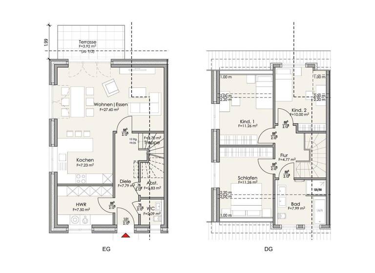 Doppelhaushälfte zur Miete 1.250 € 4 Zimmer 107,9 m² frei ab 01.06.2026 Bargstedt 21698