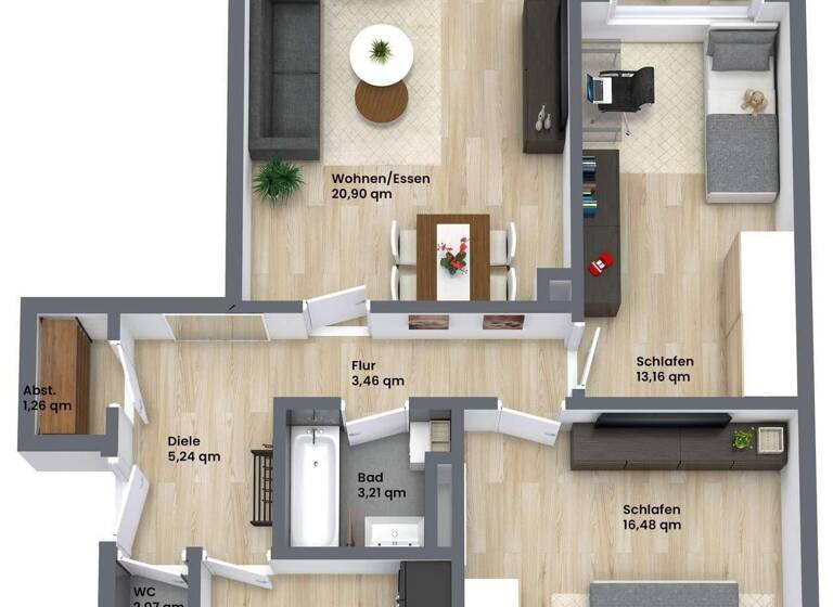 Sonstiges zum Kauf als Kapitalanlage geeignet 566.000 € 3 Zimmer 74,9 m² Radolfzeller Straße 40 Aubing-Lochhausen-Langwied München 81243