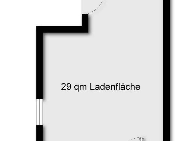Laden zur Miete 800 € 1 Zimmer 29 m² Verkaufsfläche Eisenbahnstrasse 2 Schliengen 79418