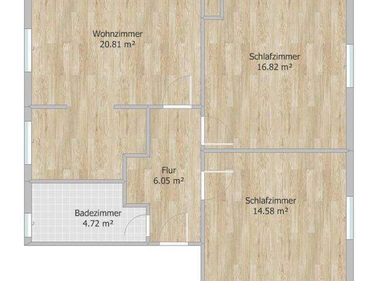 Wohnung zur Miete 750 € 3 Zimmer 65 m² 2 Geschosse frei ab sofort Grubweg Passau 94034