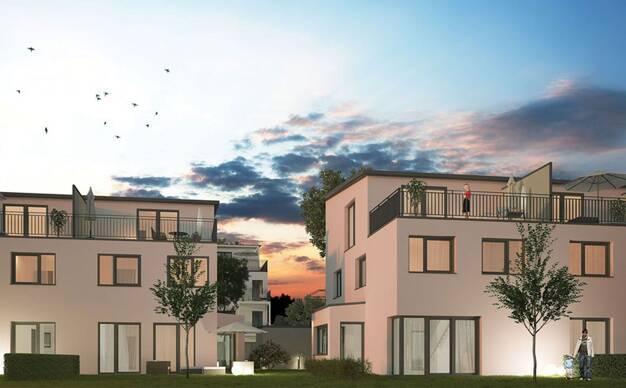 Reihenmittelhaus zur Miete - Erstbezug 2.600 € 5,5 Zimmer 151 m² 127 m² Grundstück frei ab 01.09.2025 Johann-Dreher-Straße (Google: westlich "An der Fre Penzberg Penzberg 82377