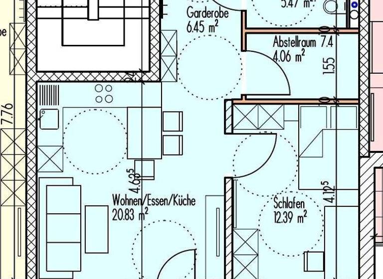 Wohnung zum Kauf - Erstbezug 230.300 € 2 Zimmer 53,6 m² 1. Geschoss Wolffstraße 14 Rothenburg Rothenburg ob der Tauber 91541