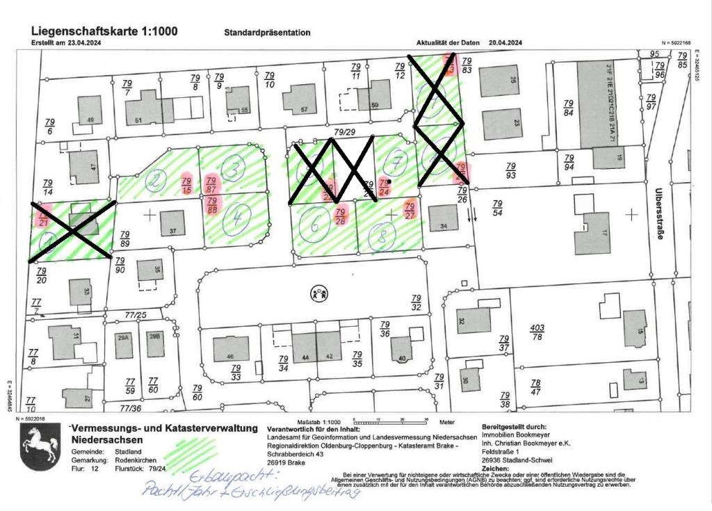 Grundstück zum Kauf 12.169 € 594 m²<br/>Grundstück Kleinensiel Stadland 26935