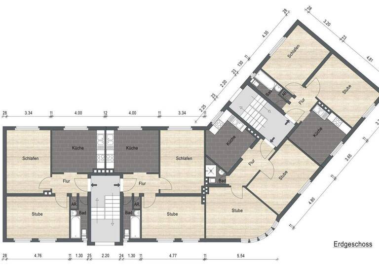 Mehrfamilienhaus zum Kauf 545.000 € 1 Zimmer 533 m² 636 m² Grundstück frei ab sofort Bant Wilhelmshaven 26382